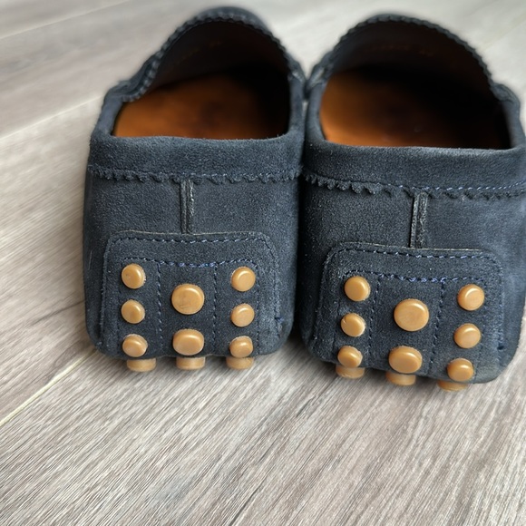 GUCCI Web Accent Suede Drivers - Picture 4 of 8